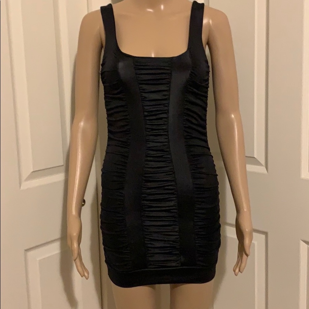 Seductions Black Bodycon Mini Dress